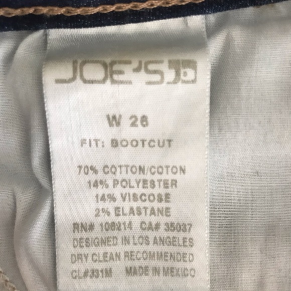 Joe’s Used Finnley Boot Cut Size 26 - Picture 3 of 6